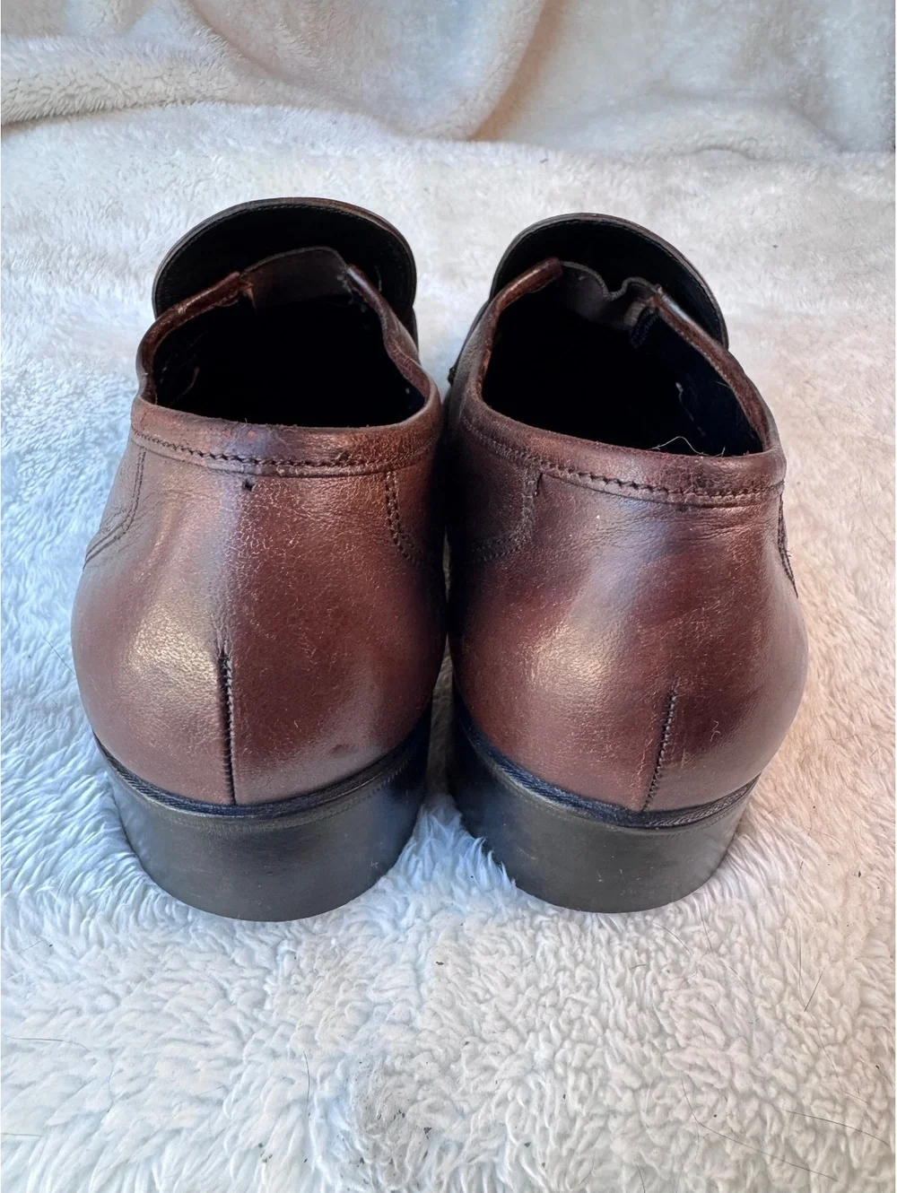 Vintage Florsheim Brown Leather Tassel Loafers – Men’s Size 8D